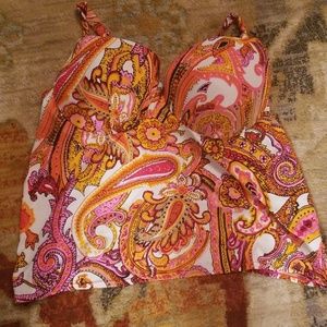 Cacique swim tank and bottoms